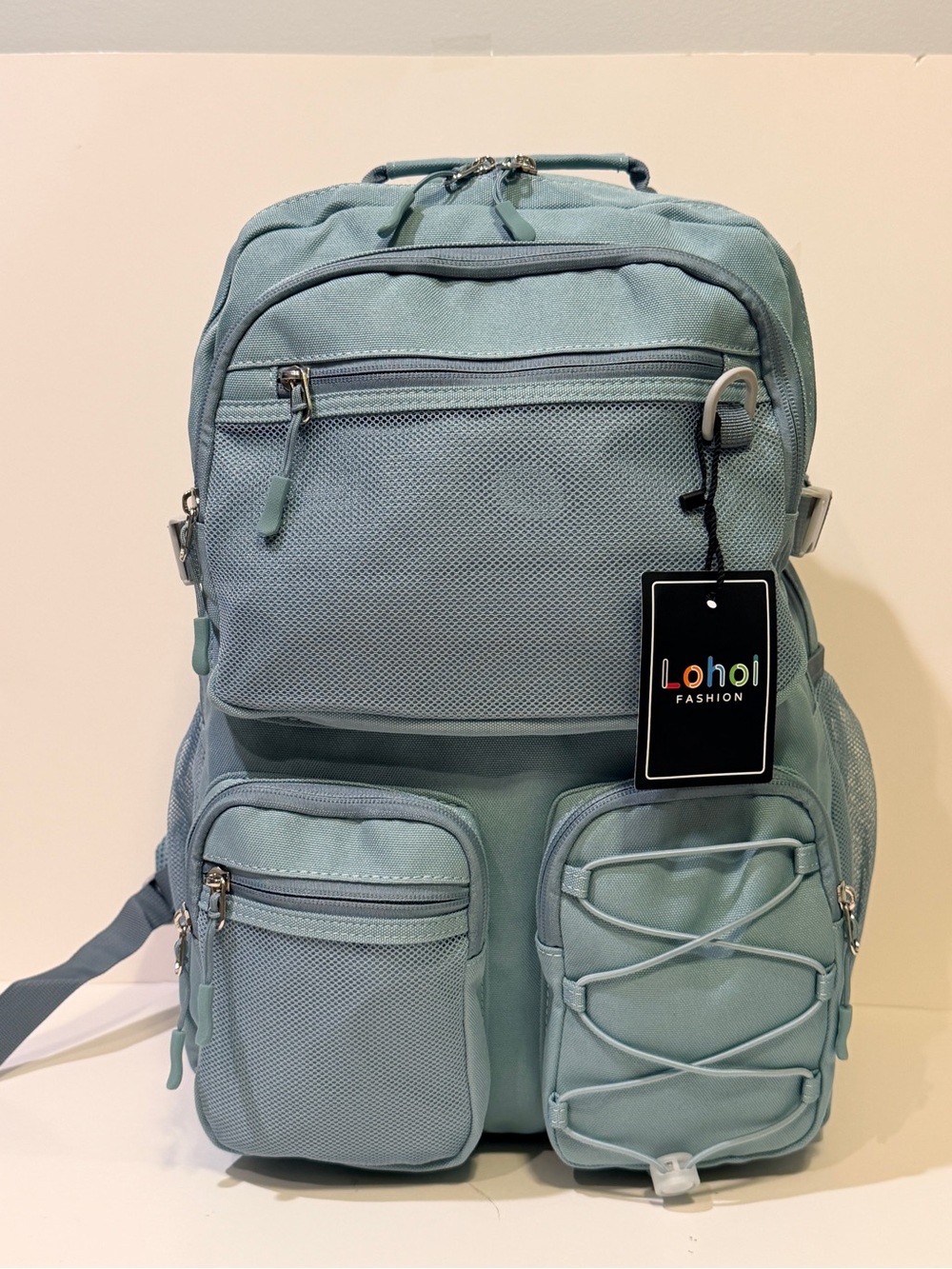 NWT Lohol Women’s Backpack Light Blue/Sea Green